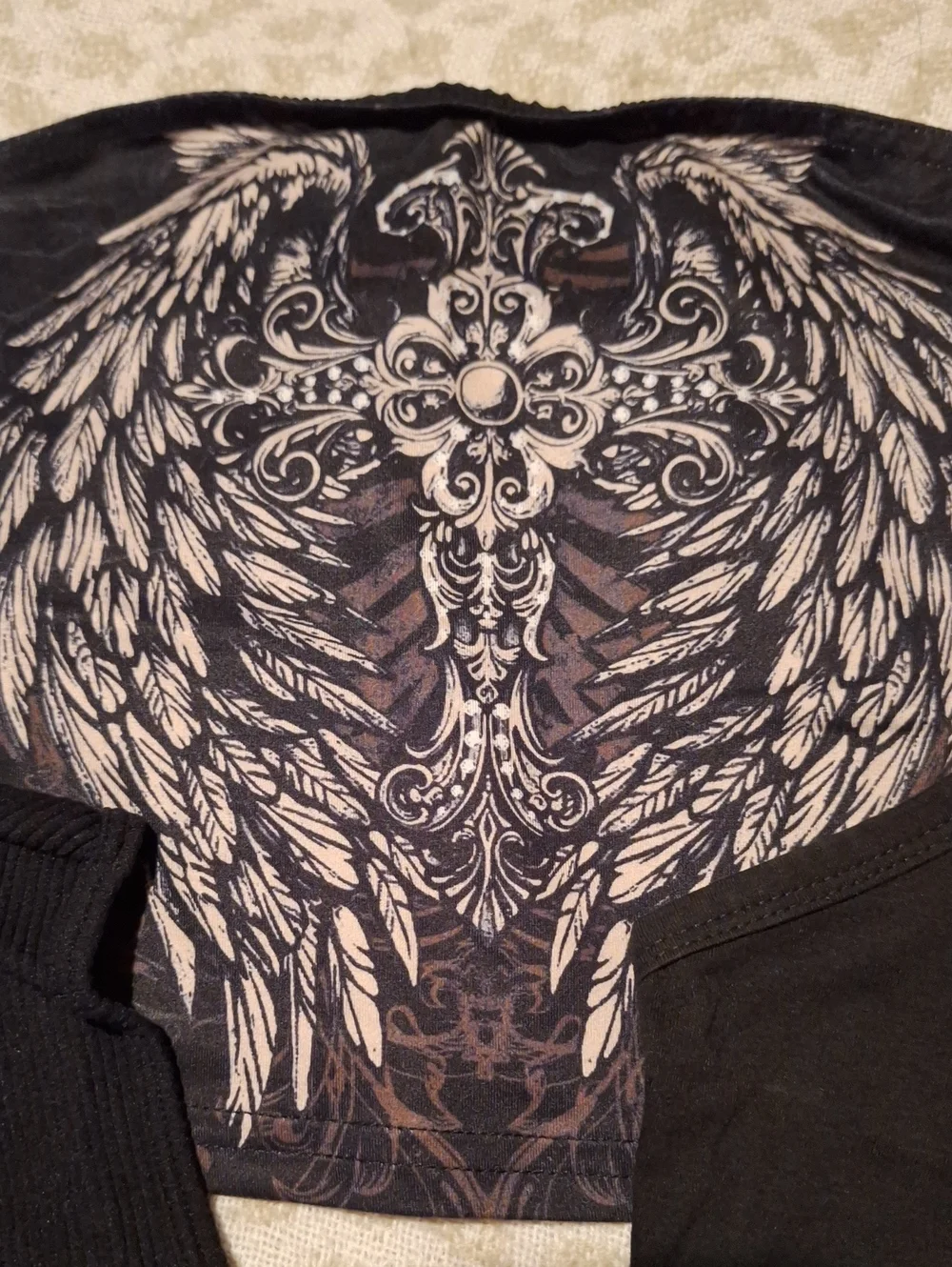 SHEIN Black Graphic 'Cowboy Time Handsome' - Picture 3 of 7